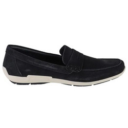 Rieker Ανδρικά Μοκασίνια Loafers Καστόρινα Μαύρα 09050-14