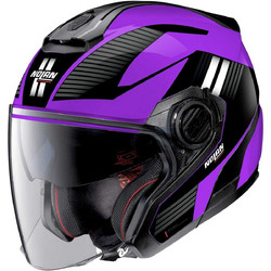 Nolan N40-5 Black Purple 37 Κράνος Μηχανής Jet