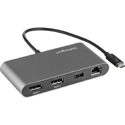 StarTech TB3DKM2DPL Thunderbolt 3 Docking Station με DisplayPort PD Ethernet και Σύνδεση 2 Οθονών