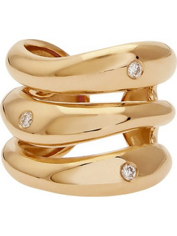Very Gavello Corpo Γυναικείο Δαχτυλίδι από Ροζ Χρυσό 18K με Διαμάντι 18KA1009-1