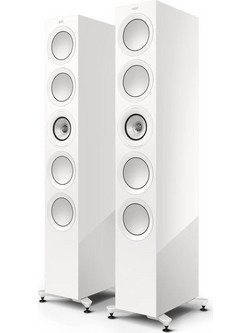 KEF R-11 Meta Ζεύγος Ηχείων Hi-Fi Δαπέδου 300W 3 Δρόμων Gloss White