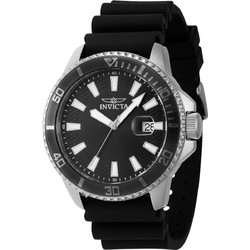Invicta Pro Diver Ανδρικό Ρολόι με Μαύρο Καουτσούκ Λουράκι 46095