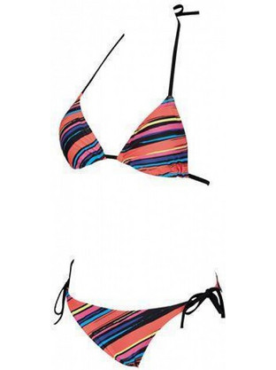 Arena Bikini Set Τριγωνάκι Κοραλί Navy Μπλε 1B243