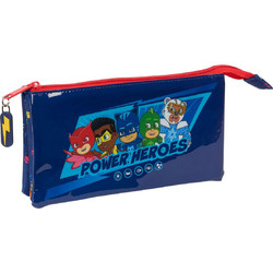 Safta PJ Masks Ready Κασετίνα με 3 Θήκες Μπλε S4310635