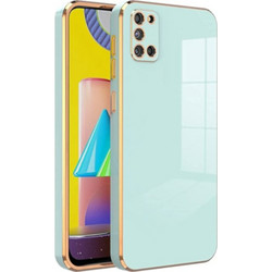 Bodycell Gold Plated Back Cover Mint Green (Samsung Galaxy A31)