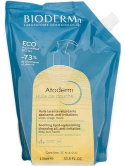 Bioderma Atoderm Λάδι Καθαρισμού για Ξηρό Δέρμα Refill 1lt
