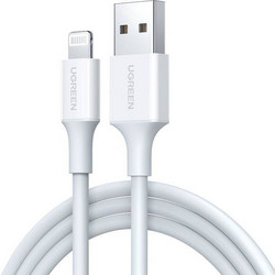Ugreen US155 USB-A to Lightning Cable 1.5m White 6957303883158