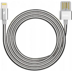 Remax RC-080i Stainless USB-A to Lightning Cable 1m Silver 01002DCR50CL
