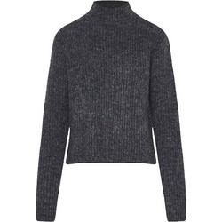 Funky Buddha Γυναικεία Πλεκτή Μπλούζα Ανθρακί FBL010-143-09