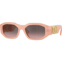 Versace VE4361 539258 Γυναικεία Γυαλιά Ηλίου Ορθογώνια Κοκάλινα Ροζ με Μαύρο Φακό