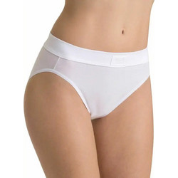 Sloggi Double Comfort Βαμβακερό Ψηλόμεσο Γυναικείο Slip Λευκό 10010180-0003