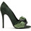 Divine Follie Γόβες Suede με Τακούνι Στιλέτο με Φιόγκο Χακί DVN-MT46-S