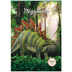 Shape Dinos Σπιράλ Τετράδιο Ριγέ B5 2 Θεμάτων Διάφορα Σχέδια DI-1102