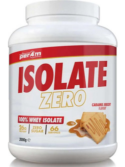 Per4m Isolate Zero Caramel Biscuit Πρωτεΐνη Ορού Γάλακτος Γράμμωσης 2kg