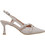 Jk London Γόβες Slingback Λουστρίνι με Λεπτό Ψηλό Τακούνι Εκρού S428B1913-411