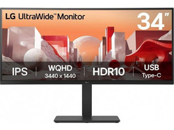 LG 34BA85QE-B Ultrawide IPS HDR Curved Monitor 34" 3440x1440 QHD 60Hz 5ms