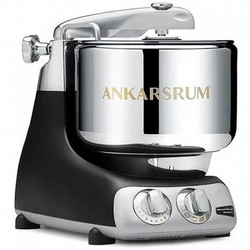 Ankarsrum 2300100 Black Assistent Original Κουζινομηχανή 1500W με Ανοξείδωτο Κάδο 7lt