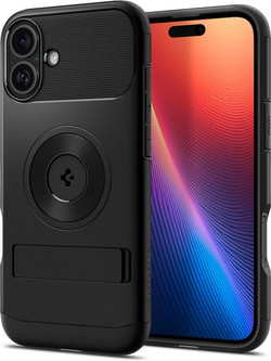 Spigen Slim Armor MagFit Back Cover Black (iPhone 16)