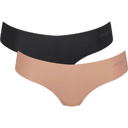 Sloggi Zero Microfiber 2.0 Γυναικεία String Χωρίς Ραφές 2Pack 10215267-M004