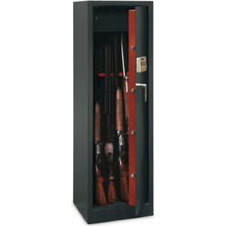 Thirard 00013287 Οπλοκιβώτιο Ατσάλινο 10 Θέσεων 53.5x32x145cm Μαύρο