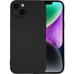 Sonique My Colors Silicone Back Cover Black (iPhone 14)