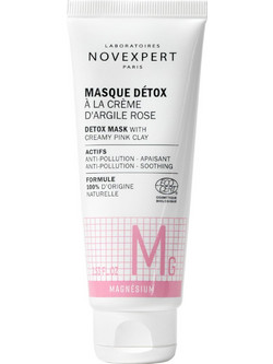 Novexpert Detox Creamy Pink Clay Κρεμώδης Μάσκα Προσώπου 75ml