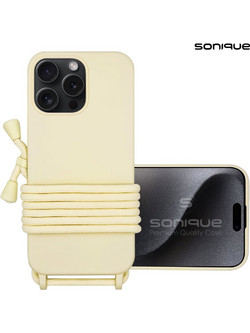 Sonique Carryhang Back Cover Beige (iPhone 15 Pro Max)