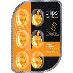 Ellips Yellow Smooth Αμπούλες Μαλλιών Κερατίνης για Επανόρθωση 6τμχ