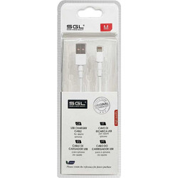 SGL D5 USB-A to Lightning Cable 1m White 099286