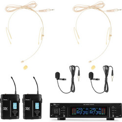 Power Dynamics PD220B Σετ 4 Ασύρματα Μικρόφωνα Πέτου