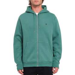 Volcom Single Stone Ανδρική Ζακέτα Φούτερ με Κουκούλα και Φερμουάρ Βεραμάν A4832406-SGN
