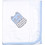 Baby Star Tiny Friends Πάνα Αγκαλιάς Φανελένια Γαλάζια 85x85cm