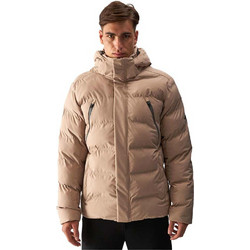 4F Ανδρικό Μπουφάν Χειμωνιάτικο Puffer Μπεζ 4FWAW24TDJAM512-83S