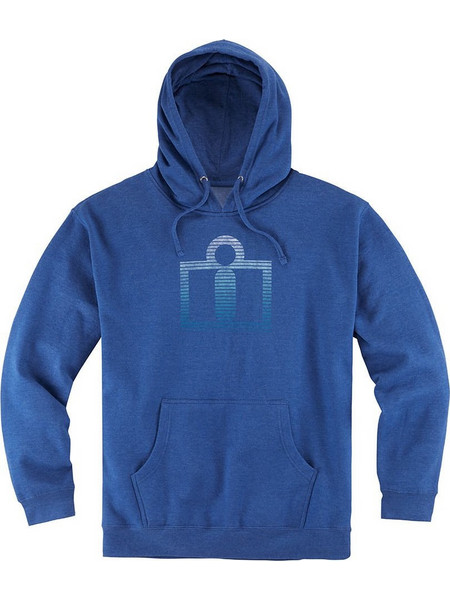 Icon Ανδρικό Φούτερ με Κουκούλα & Τσέπες Royal Blue 3050-5328