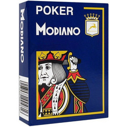 Modiano Texas Poker Τράπουλα Πλαστική Μπλε 01.01.826