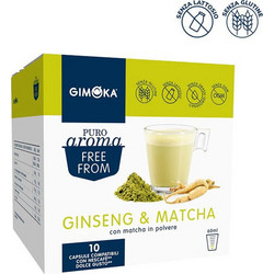 Gimoka Κάψουλες Τσάι Ginseng & Matcha Συμβατές με Μηχανή Dolce Gusto 10τμχ