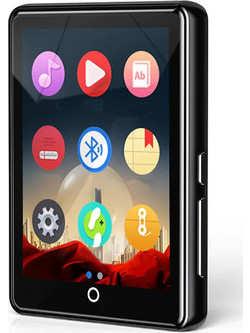 RUIZU M7 16GB MP4 Player 16GB με Οθόνη Αφής 2.8" Bluetooth & Ραδιόφωνο Μαύρο