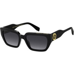 Marc Jacobs MARC809/S 807/9O Γυναικεία Γυαλιά Ηλίου Τετράγωνα Κοκάλινα Μαύρα με Μαύρο Degradee Φακό