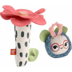 Fisher-Price Λουλουδάκι & Μελισσούλα Σετ Υφασμάτινες Κουδουνίστρες Πίεσης για 3+ Μηνών