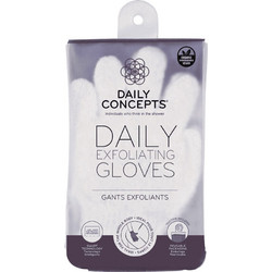 Daily Concepts Daily Exfoliating Gloves Γάντια Μπάνιου για Καθαρισμό & Απολέπιση 2τμχ