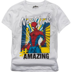 Losan Spiderman Παιδικό T-Shirt Κοντομάνικο Λευκό LKBAP030325018
