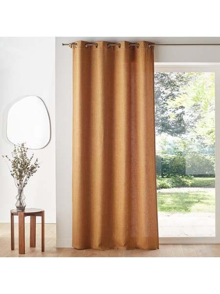 La Redoute Κουρτίνα Παραθύρου με Τρουκς 140x220 Montego Μπρονζέ 350323339
