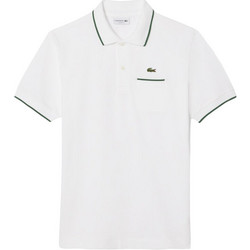 Lacoste Ανδρική Μπλούζα Polo Κοντομάνικη Λευκή 3PH9838-737