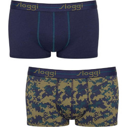 Sloggi Start Ανδρικά Μποξεράκια Σετ 2Pack Navy Μπλε 10050545-V010