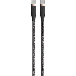 Devia EC320 Braided USB-C to USB-C 60W 1.5m Black 6938595387654
