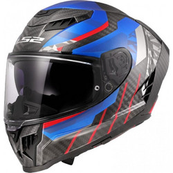 LS2 FF807 Dragon Trax Gloss Blue Red Κράνος Μηχανής Full Face 1400gr