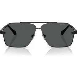 Versace VE2284 143687 Ανδρικά Γυαλιά Ηλίου Aviator Μεταλλικά Μαύρα με Μαύρο Φακό