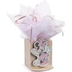 Parisis Μπομπονιέρα Βάπτισης Μολυβοθήκη Minnie Mouse Νεράιδα από Ξύλο ΝΑ169