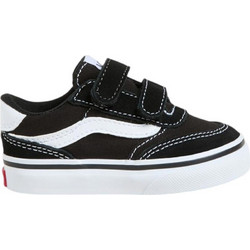 Vans Brooklyn Παιδικά Sneakers Μαύρα Λευκά VN000D7XBA21M-VNBA2