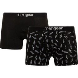 Minerva Mengear Thunder Ανδρικά Μποξεράκια Σετ 2Pack Μαύρα 96-29464-243